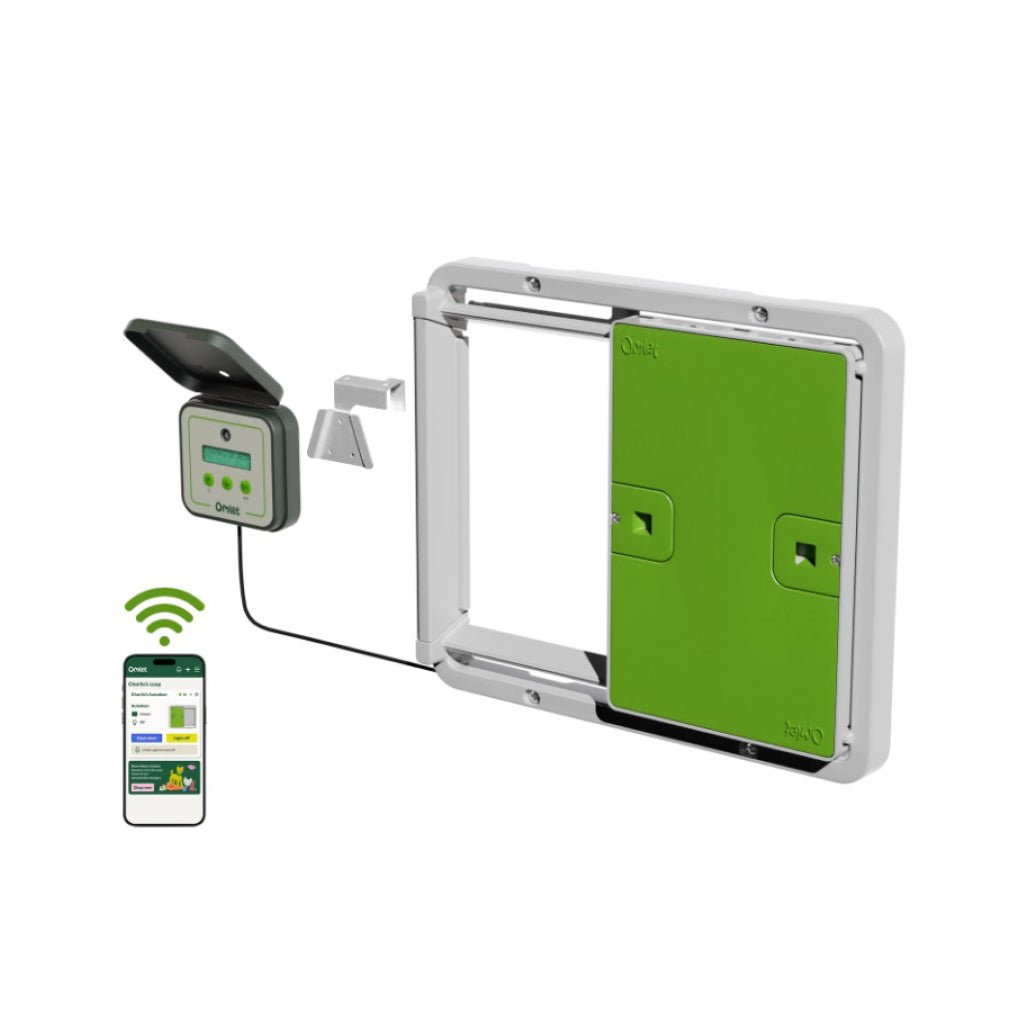 smart omlet autodoor | automatic chicken coop door