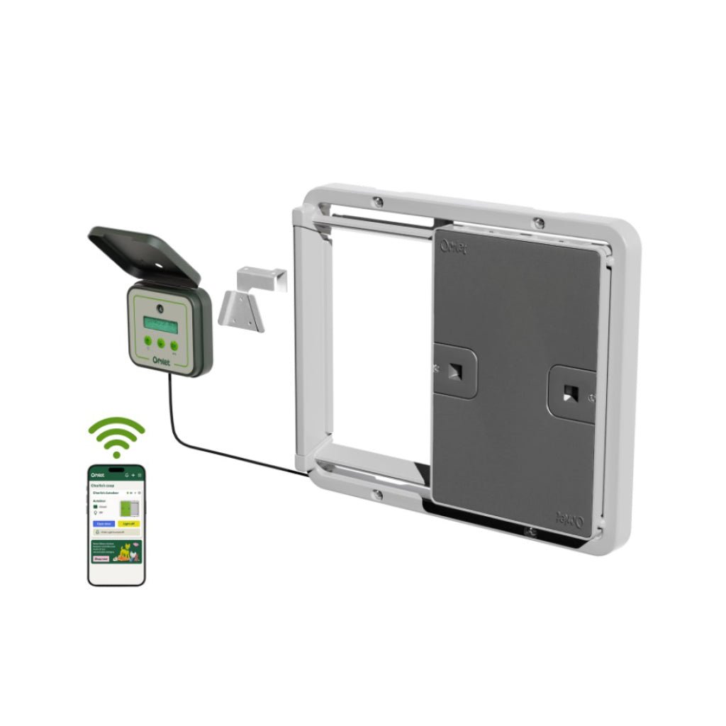smart omlet autodoor | automatic chicken coop door