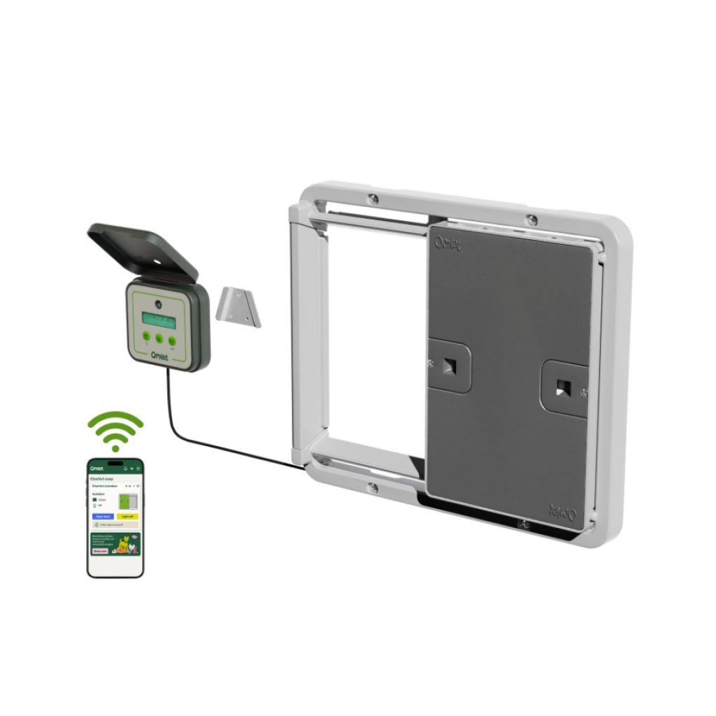 smart omlet autodoor | automatic chicken coop door