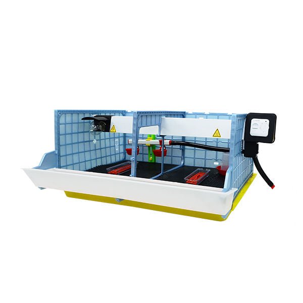 Chick Brooder - 2 Section H:9.5" (Starter Kit for Game Birds and Small Chicken Breeds) - Image 3
