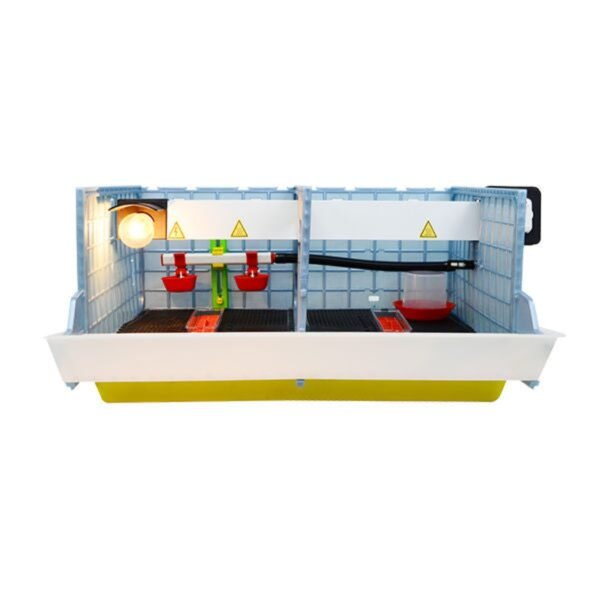 Chick Brooder - 2 Section H:9.5" (Starter Kit for Game Birds and Small Chicken Breeds) - Image 2