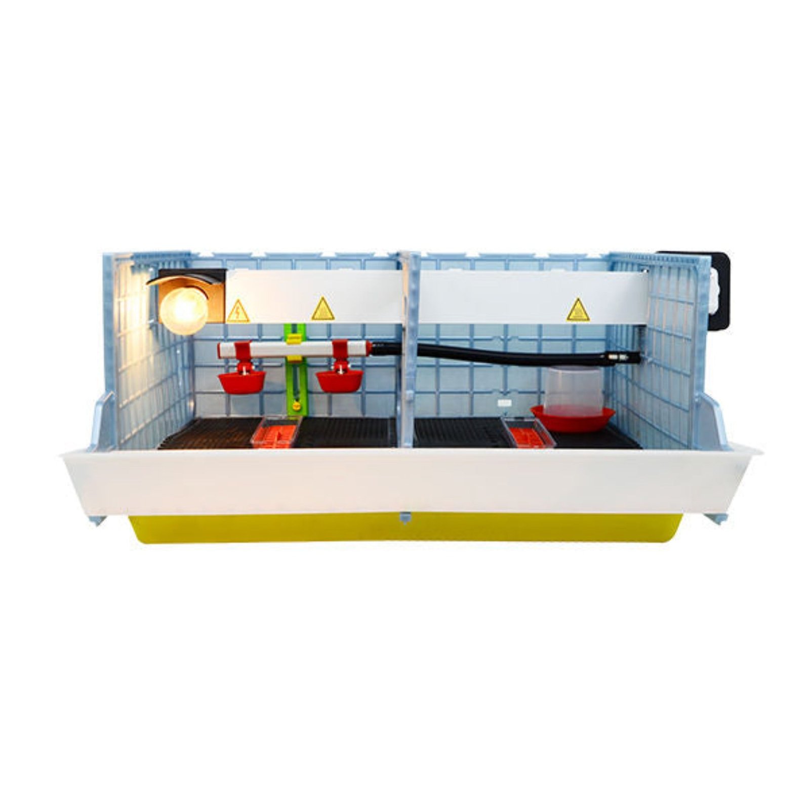 Chick Brooder - 2 Section H:9.5" (Starter Kit for Game Birds and Small Chicken Breeds) - Image 2
