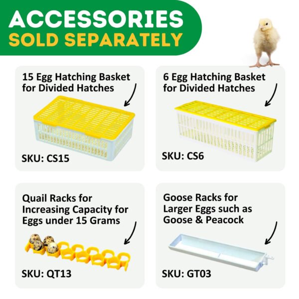 CT120 SH - Egg Incubator - Setter & Hatcher - Image 12
