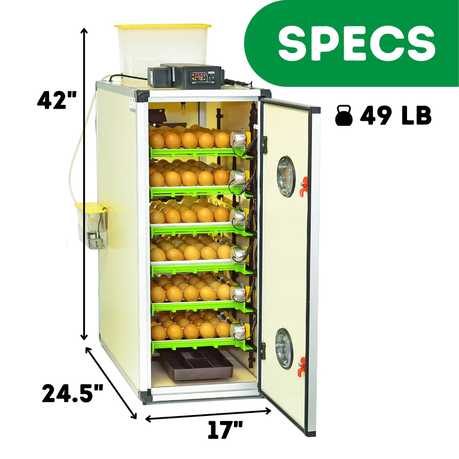 CT180 SH - Egg Incubator - Setter & Hatcher - Image 5